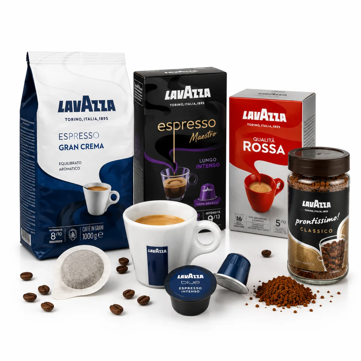 Caffè, Cialde, Capsule, Solubili